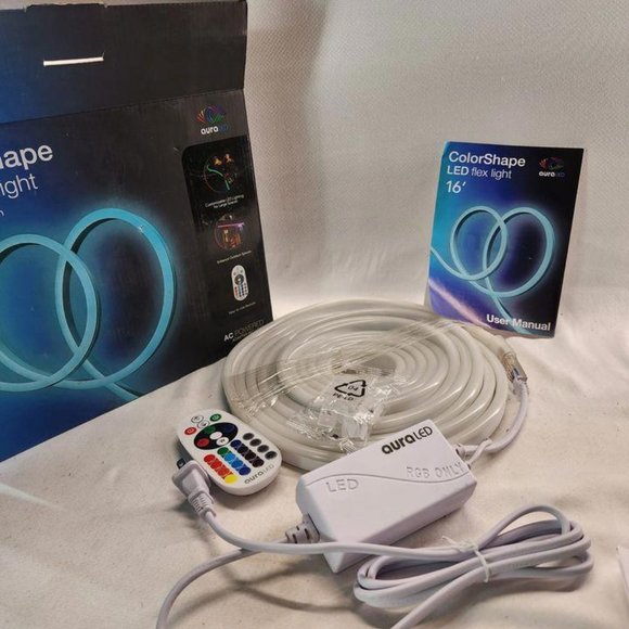 Aura Color Shape Outdoor/Indoor 16 ft. Plug-in Color Changing Light LED - Picture 2 of 5